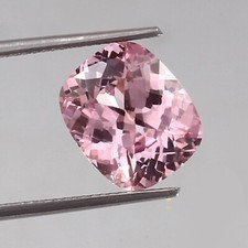 Natural Flawless Ceylon Padparadscha Sapphire Cushion Cut Loose Gemstone12x10 MM