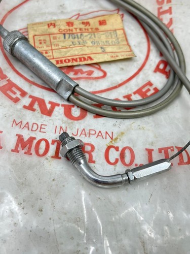 FOR HONDA CB125KO CB93 CL72 CL77 LOWBAR THROTTLE CABLE BARREL NOS 17910-216-810 - Picture 4 of 6