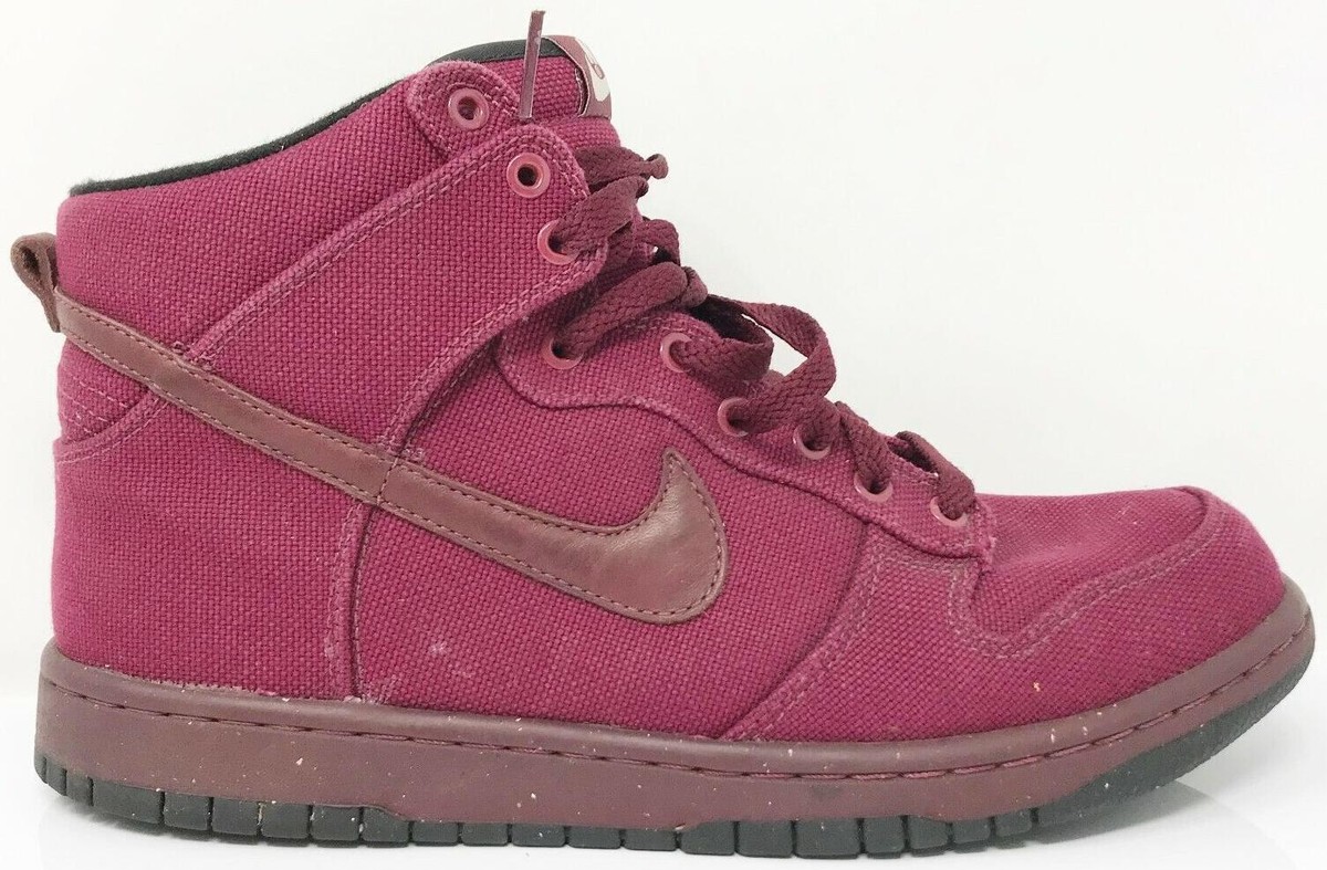 Nike Dunk Canvas High Red for Sale | Authenticity Guaranteed | eBay
