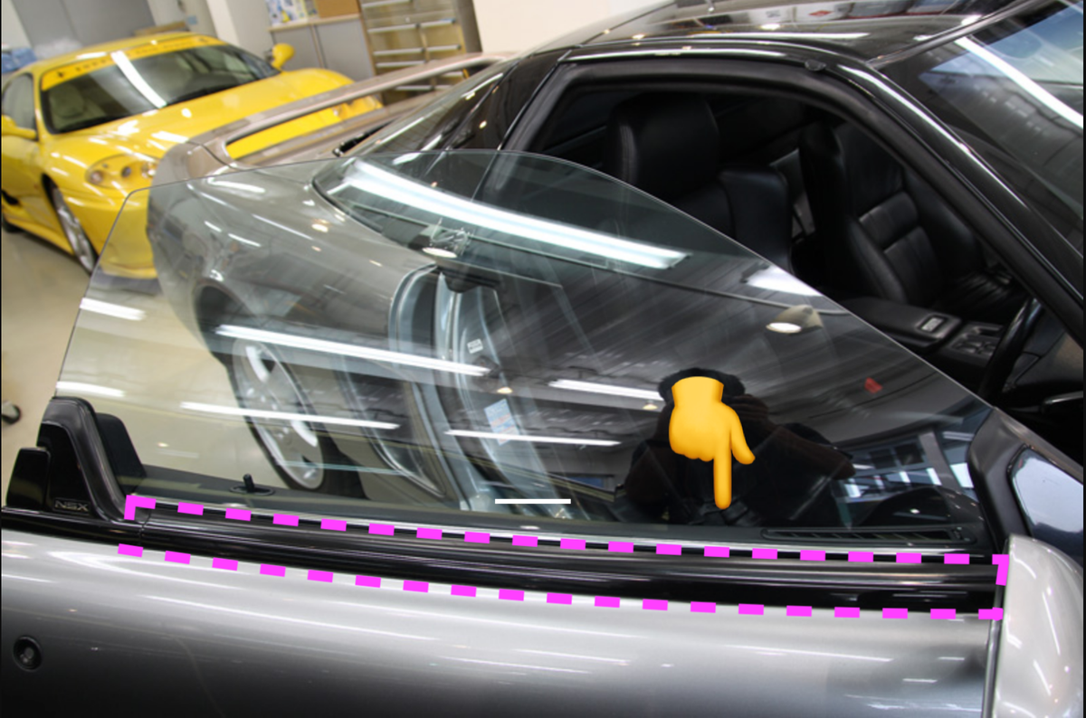 Honda Acura GENUINE OEM NSX NA Door Window Molding Weather Strip