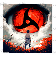 Naruto Uchiha Itachi Sharingan STYLE High quality photo glossy sticker K928