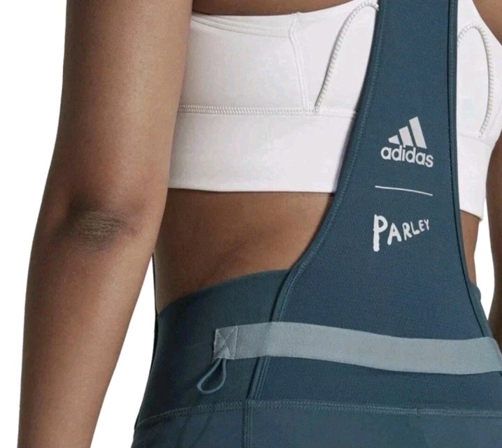 ★アディダス PARLEY★サイクルウェア&ビブショーツセット★未使用美品★L Adidas PARLEY BIB W Cycling Shorts Bodysuit Reflective HM3159