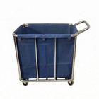 Laundry Cart with Wheels Heavy Duty Laundry Cart Open-Top For