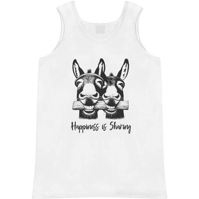 'Happiness Is Sharing' Adult Vest / Tank Top (AV051643)