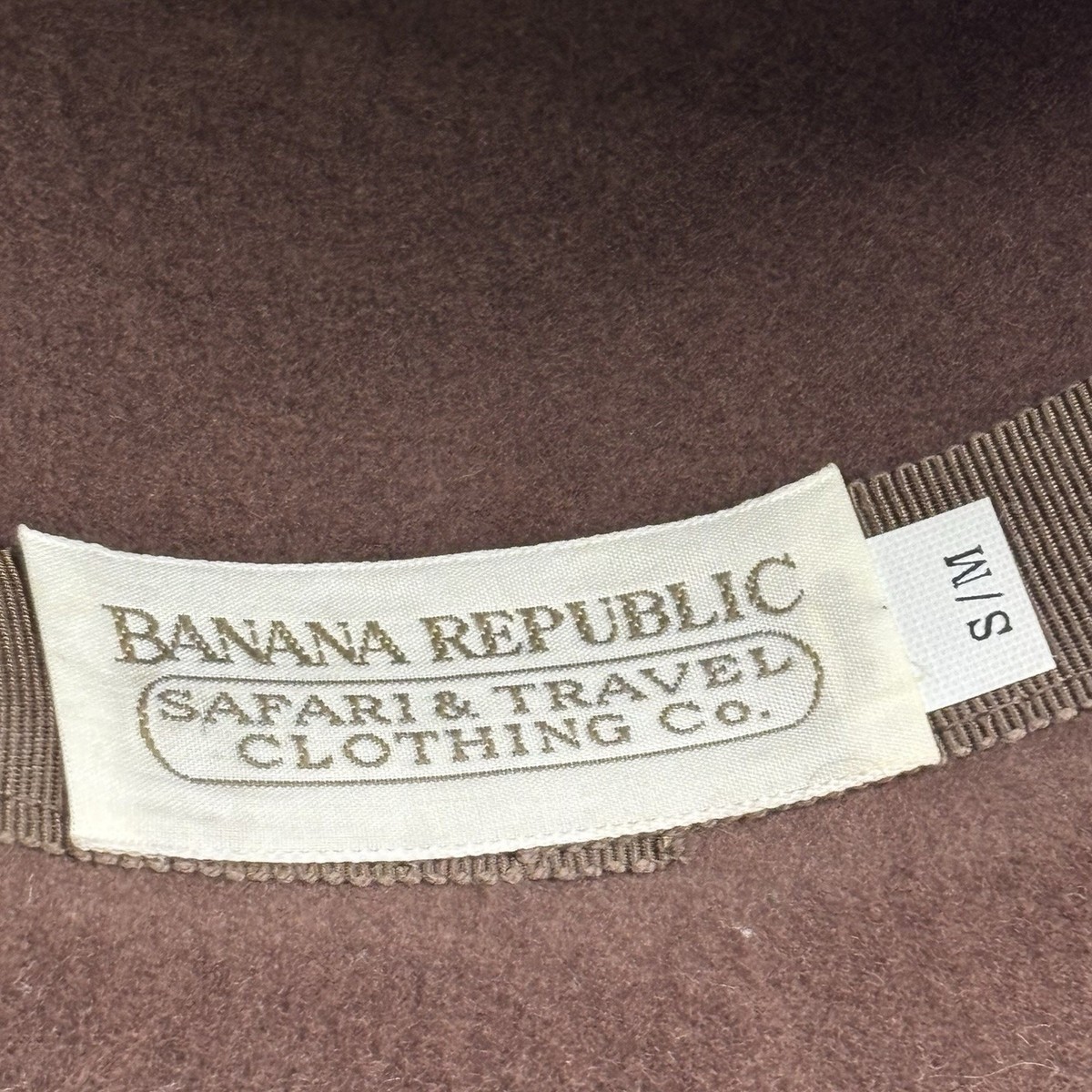 Banana Republic Safari & Travel Co. Vintage 100% Wool Fedora  display picture 1