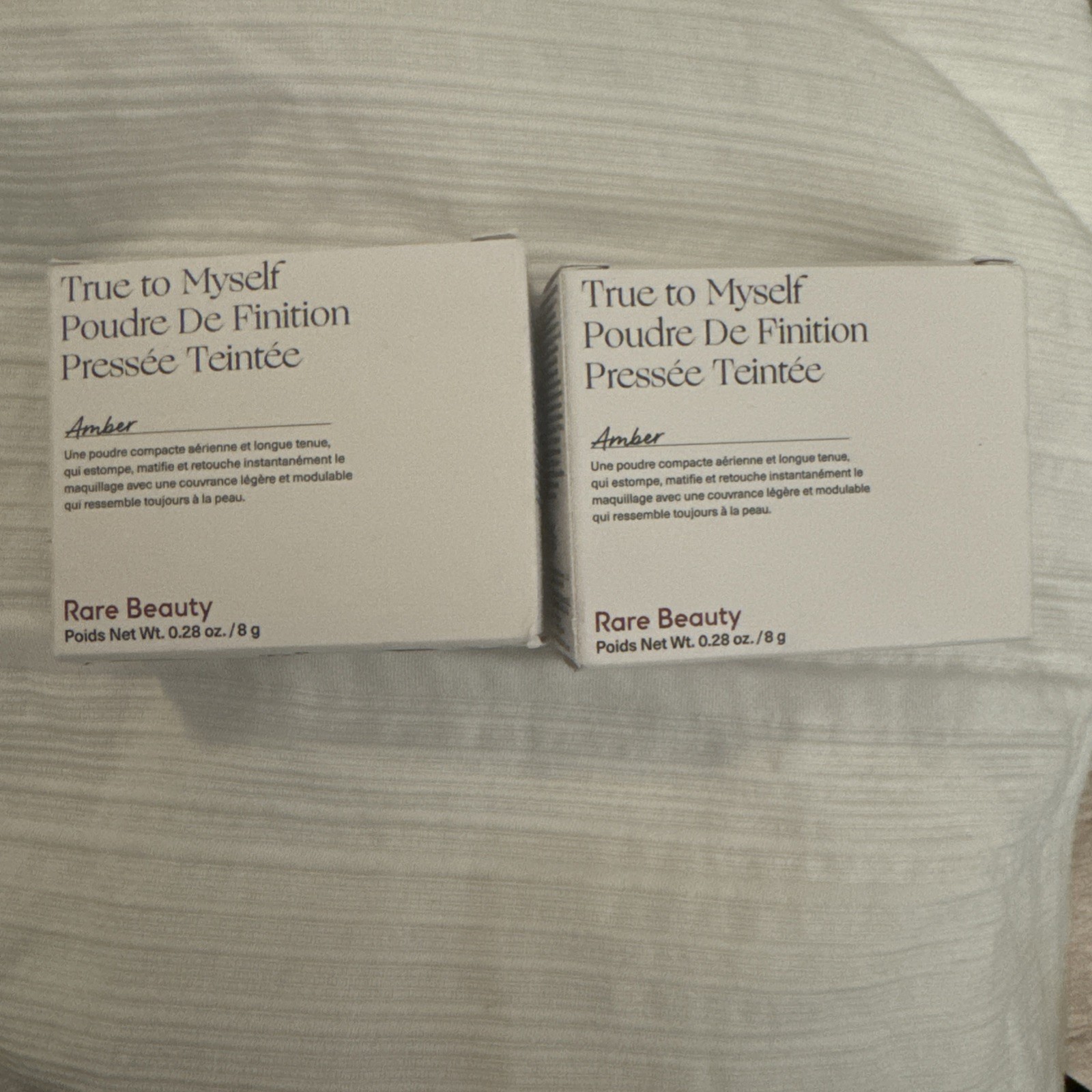 Rare Beauty True To Myself Tinted FINISHING Powder Amber LOT OF 2!