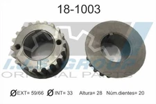 IJS GROUP 18-1003 Sprocket, crankshaft for Nissan, Opel, Renault