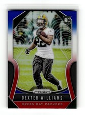 Dexter Williams 2019 Panini Prizm #336 Rookie Packers Red White and Blue RC