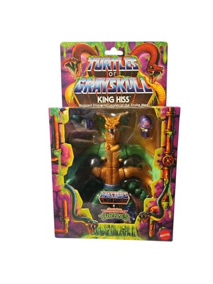 MOTU ORIGINS - TURTLES OF GRAYSKULL KING HISS DELUXE FIGURE