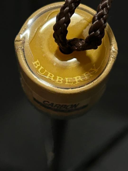 BURBERRY Foldable Umbrella Dot Pattern Black Beig… - image 5