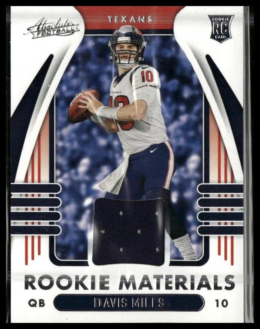 Davis Mills Panini Absolute War Room Materials #DMI Base