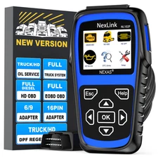 NEXAS NL102P Diesel Heavy Duty Truck Car Diagnostic Scanner DPF Regen Oil Reset