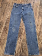 Vintage 90s Wrangler Cowboy Cut Jeans Mens 34x34 Blue Denim Made In USA
