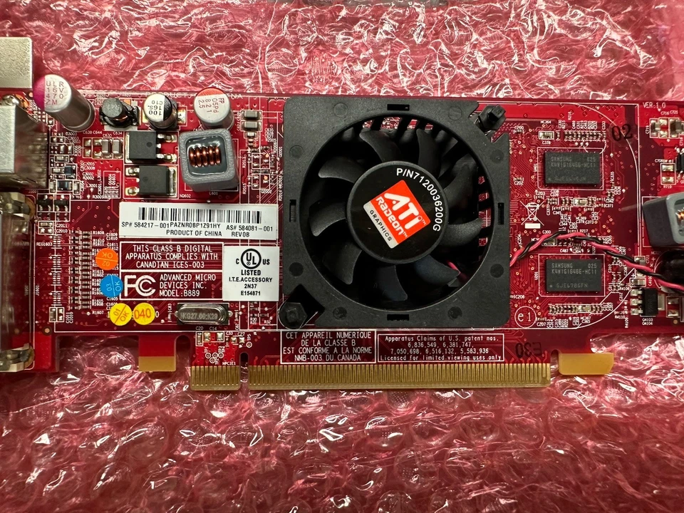SG764A,584217-001 ATI Radeon HD 4550 PCIe x16 512MB Dual Head Graphics Adapter - Image 2 of 3