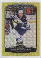 2022 O-Pee-Chee Platinum Marquee Rookies Yellow Surge Declan Chisholm #259 2vh