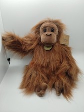 Orangutan Plush, 9", Fuzzy, Miyoni By Aurora, New