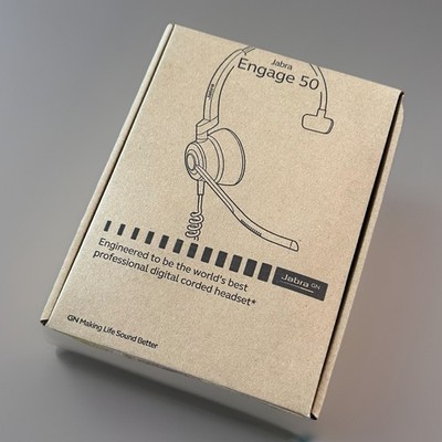 Jabra Engage 50 HSC080 Corded Mono Black Headset USB-C (5093-610-189) Brand New!