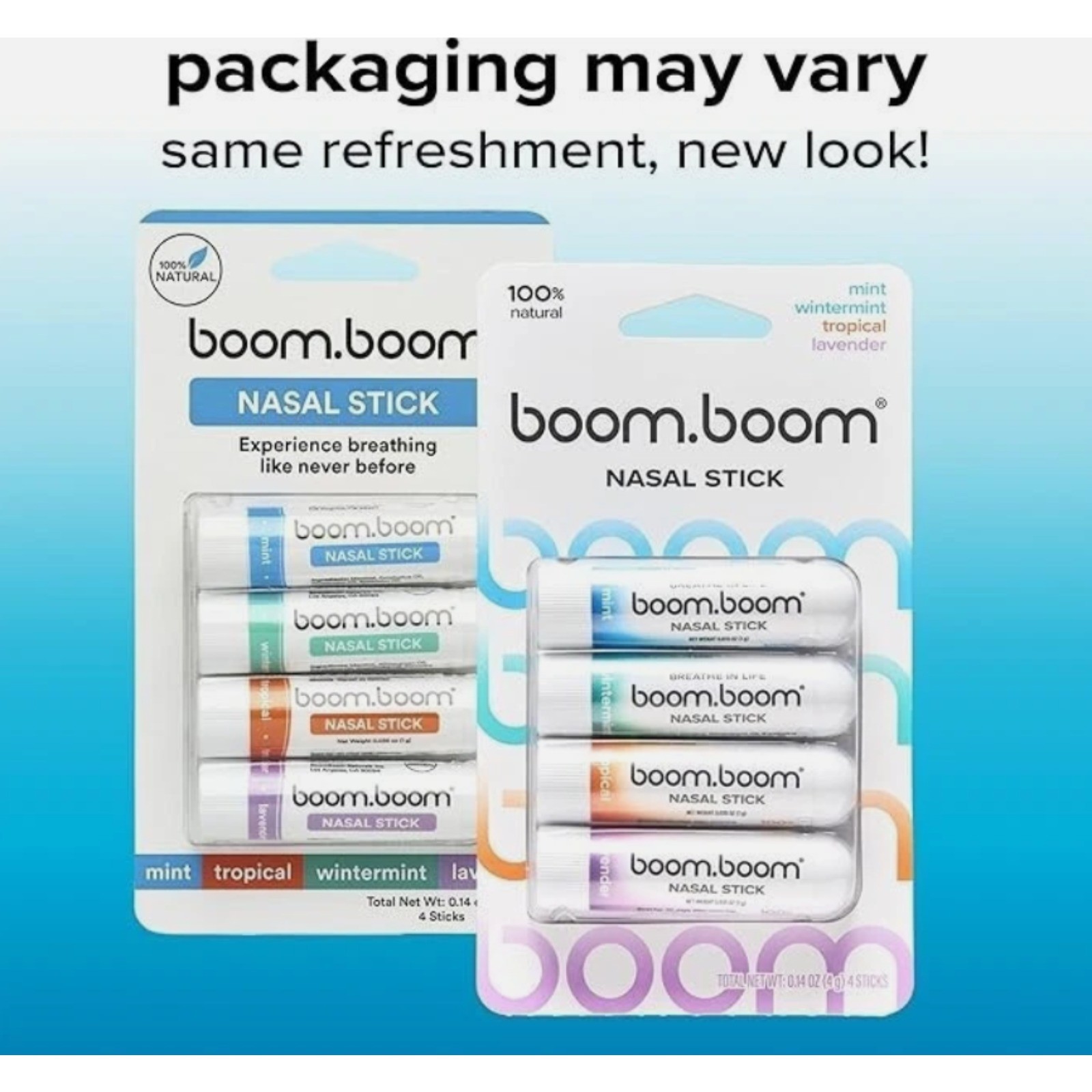 Nasal Inhaler Stick Energy Boost Focus Aromatherapy Essential Oil ВооmВoom
