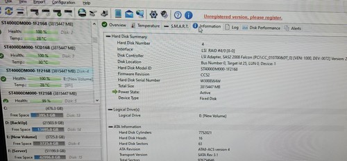 Seagate Barracuda ST4000DM000 4TB Internal HDD 3.5" SATA 6 Gbps 5900 RPM #04 - Photo 3/5