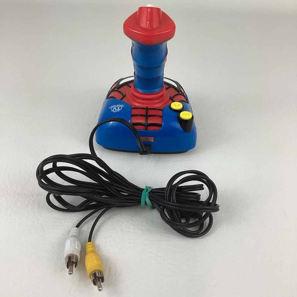 Marvel Spider-Man Plug And Play Video Game Controller Vintage 2004 Joystick - Image 4 of 4