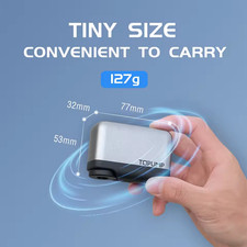 Mini Bike Pump, Portable Electric Bike Pump, Ultra Small 120PSI Battery Bicycle