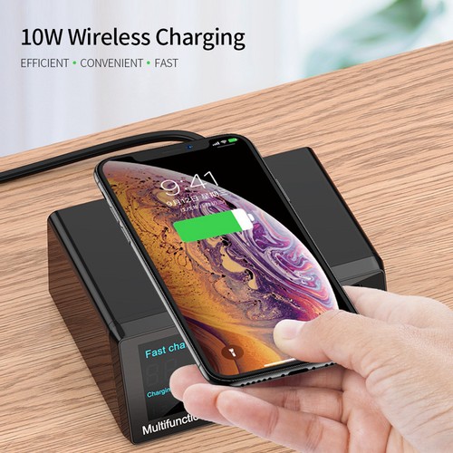 X9 Chargeur USB sans Fil 8 Ports PD+QC3.0+Port USB Charge AMMT - Photo 12 sur 22