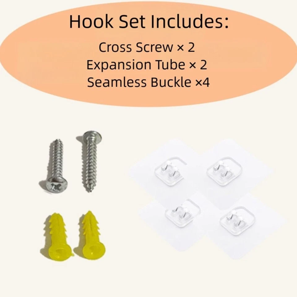 Metal Multi-functional Hook Wall-mounted Key Storage Hook Coat Hook Entryway - image 4 of 4