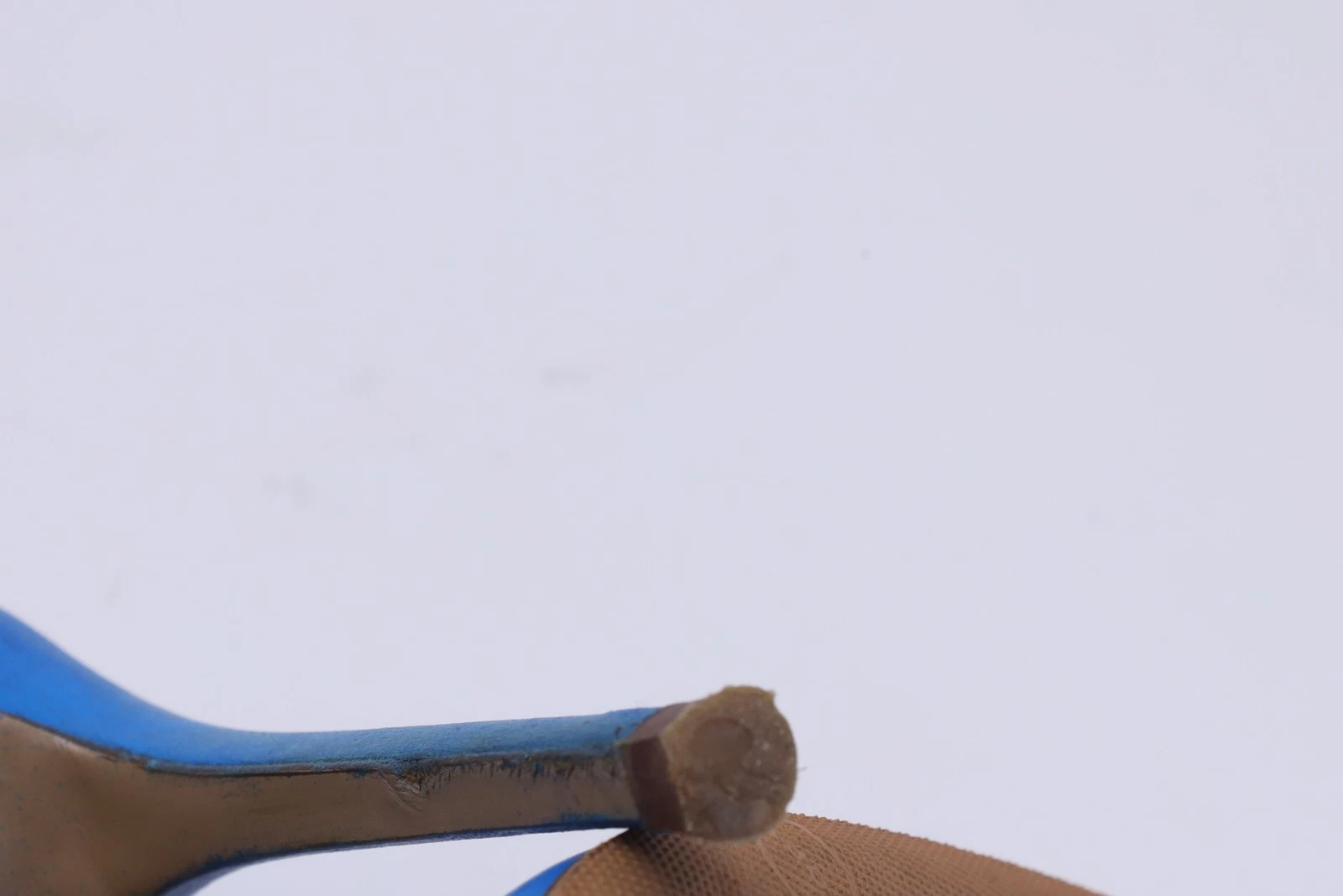 Valentino Garavani Rockstud decolte a punta in pelle donna blu taglia 37 5