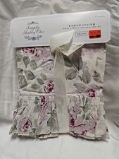 NEW Simply Shabby Chic 60” x 104” Oblong Rose Cotton Tablecloth Rachel Ashwell