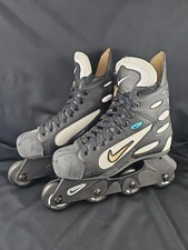 Vintage Nike Zoom Air NSANE Roller Blades Black White Inline Skates, Size 6.5Y
