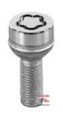 28018 Chrome Bolt Style Radius Seat Locks (M14 x 1.5 Thread Size) - Set of 4