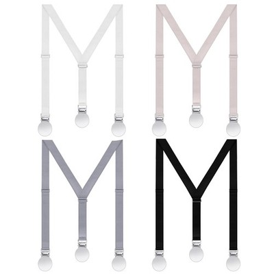 Sintege 4 Pcs Thin Y Women Suspenders 1'' 1/2'' Ladies 1/2 Inch, Multicolor