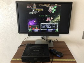 Galactic Attack Sega Saturn 1995 Taito Acclaim Shooter Action Loose Disc Tested