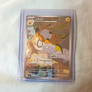 Pokémon TCG Raichu 211/193 Paldea Evolved IR Holo Full Art EN 2023 HP 140
