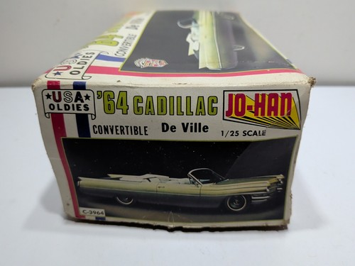 ✨VINTAGE✨ Jo-Han USA Oldies '64 Cadillac De Ville Convertible (EMPTY) BOX ONLY  - Picture 9 of 12