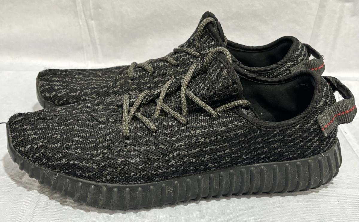 Adidas Yeezy Boost 350 Sneakers Men 11 Pirate Black Low Top