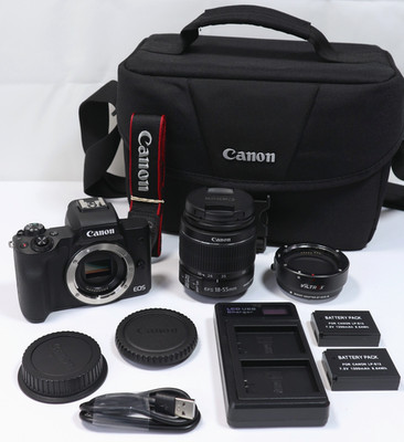 Canon M50 Mark ii - Mirrorless Camera + Canon Lens KIT - EXCELLENT CONDITION!!!!