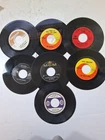 45 RPM 1960's Rock lot of 7 , Beatles, Stones, Animals, Bryds, Jefferson etc  VG