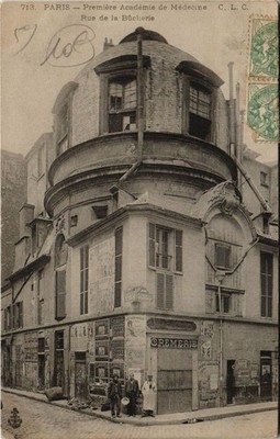 Old postcard Paris 5th - First Academy of Medicine (65123)