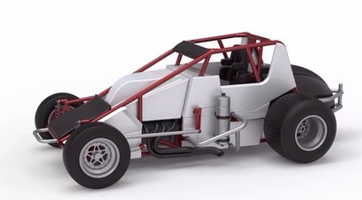 1/25 3D Resin Printed Dirt Silver Crown