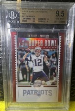 2017 Panini Contenders Optic - Super Bowl Contenders Tom Brady #SB-4 Red /49