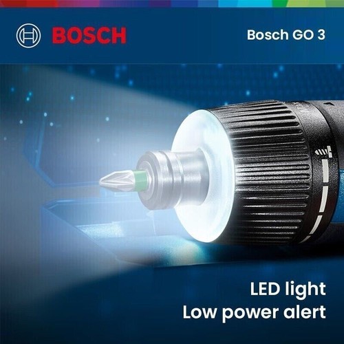 Bosch Go3 Mini Juego de Destornilladores Eléctricos Inalámbricos 3.6V USB Recargable Automático - Imagen 5 de 14