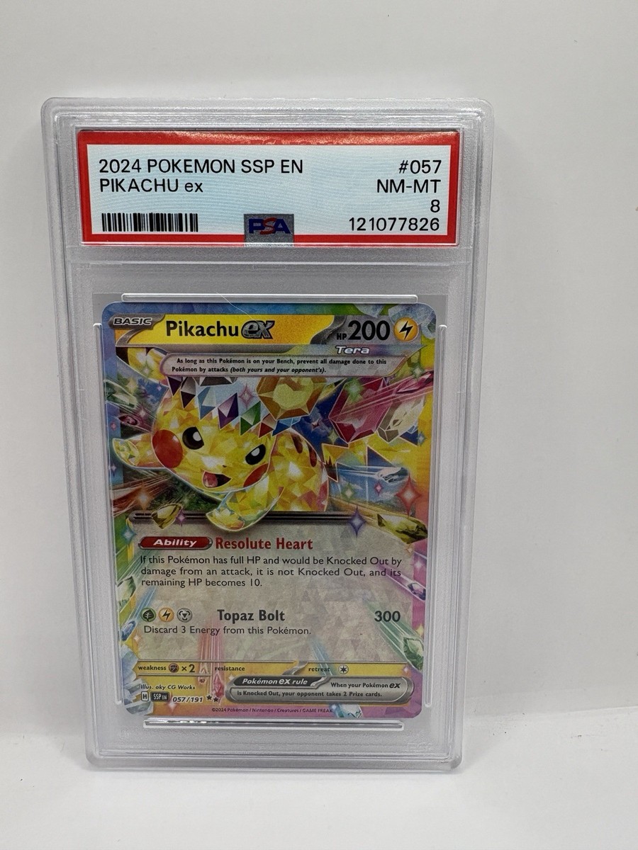 Pikachu ex 057/191 Sv08: Surging Sparks Holo for sale online