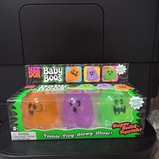 NeeDoh Baby Boos 3-Pack *Unreleased* 2026 Halloween- New Rare Schylling Ghosts.