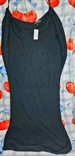 Banana Republic Women Long Bodycon Black Dress Size Medium