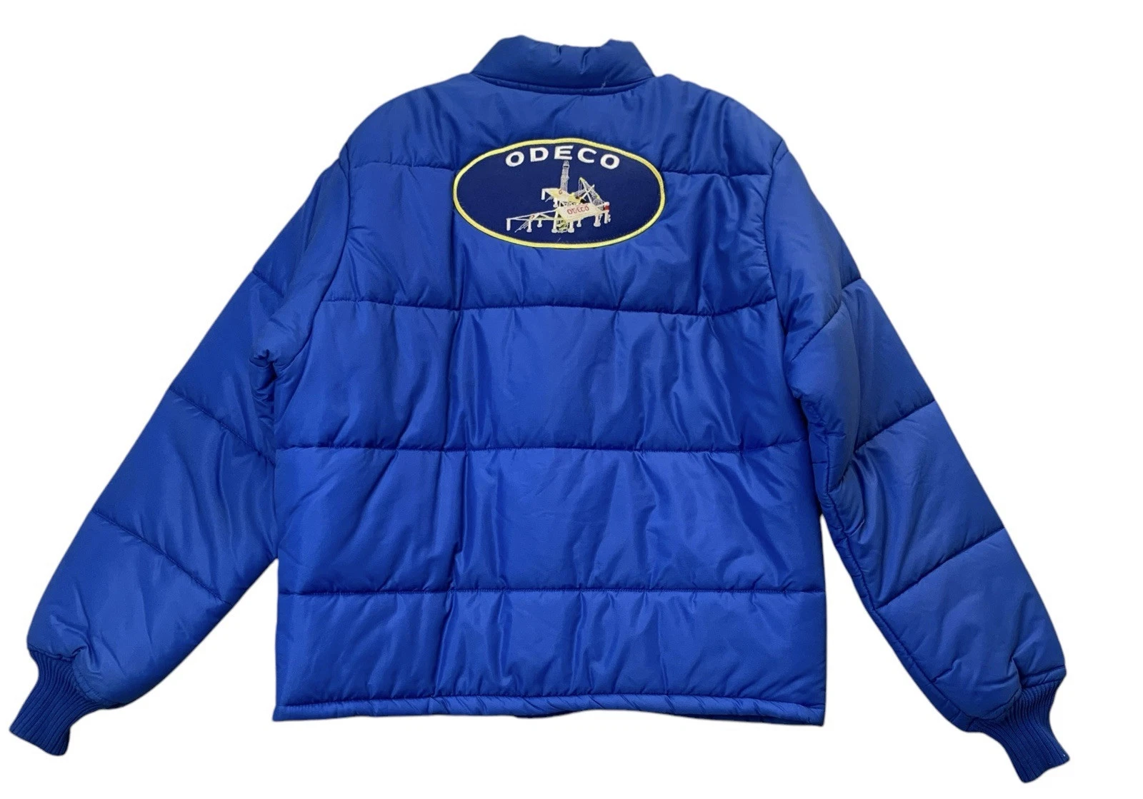 Unitog Vintage Puffer Jacket Union Made USA Odeco Embroidered Patch Men’s Large