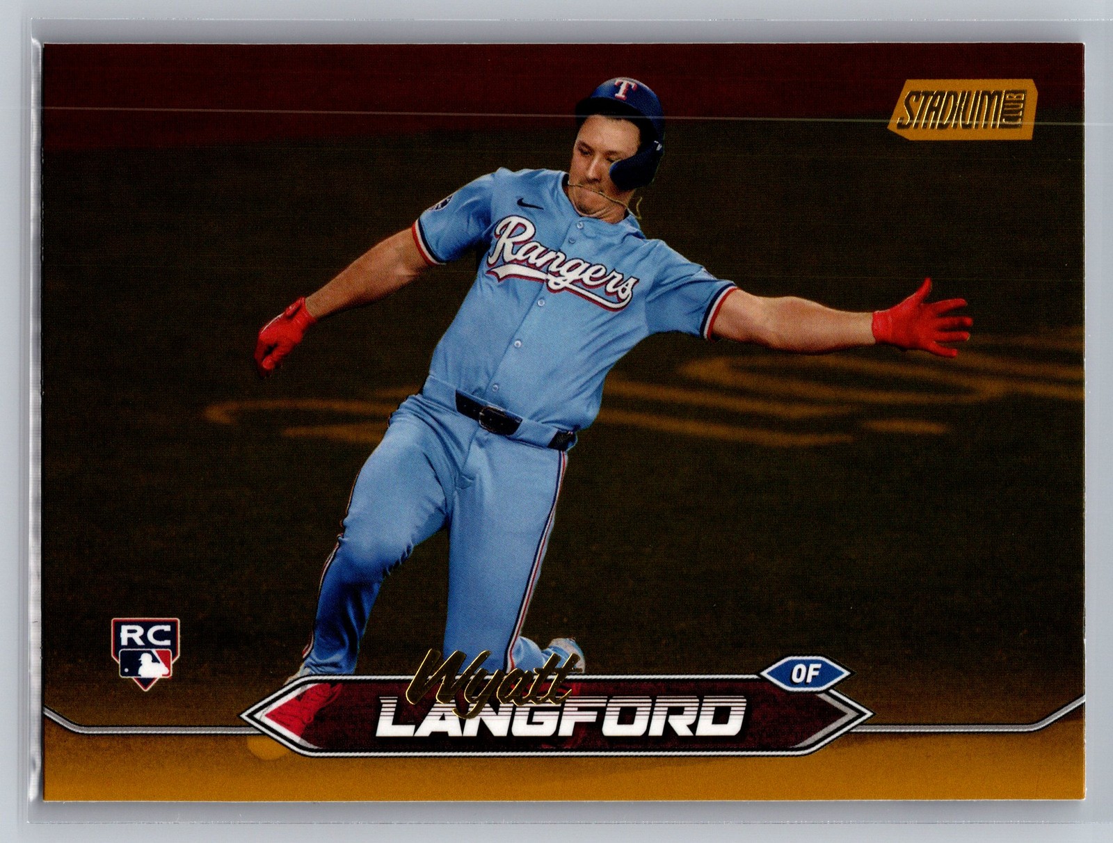 2024 Stadium Club #30 Wyatt Langford Gold Foil