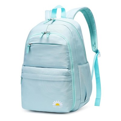 Waterproof Kids Backpack 38L Mint Green 15.6 Inch Laptop School Bag Large