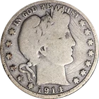 1914-P Barber Half Dollar - Scratches