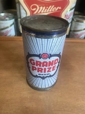 Grand Prize Flat top beer can Gulf Brewing Co Houston Tx Old Vintage
